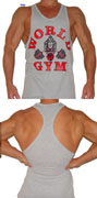 Workout Tank Top Classic World Gym Logo - New Style - WG310