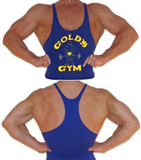 G300 Golds Gym String Tank Top Joe logo - 