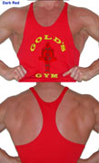 Golds Gym Mens String Tank Top New Logo - 