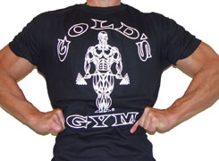G101 Golds Gym Bodybuilding T Shirt new logo - 