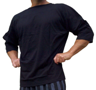 Crazee Wear 3/4 Sleeve Muscle Top - 
