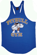 Pitbull Gym String Tank Stone logo - 