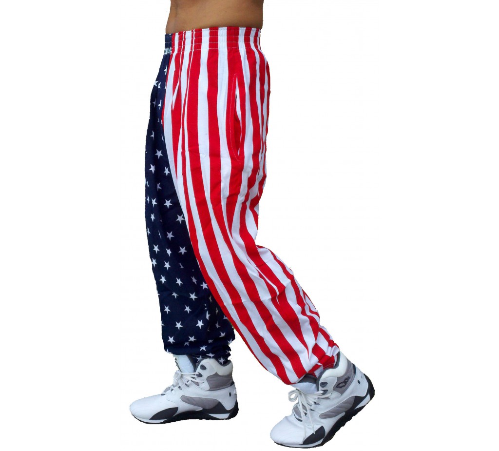 Flag Pants :American Flag Pants Men's Famous F500 by Best Form