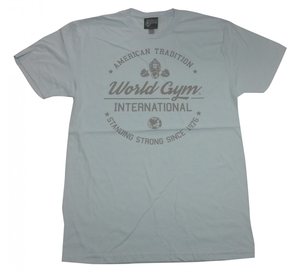 Muscle Shirt :World Gym Shirt American Tradition- World Gym International -  Tank Top