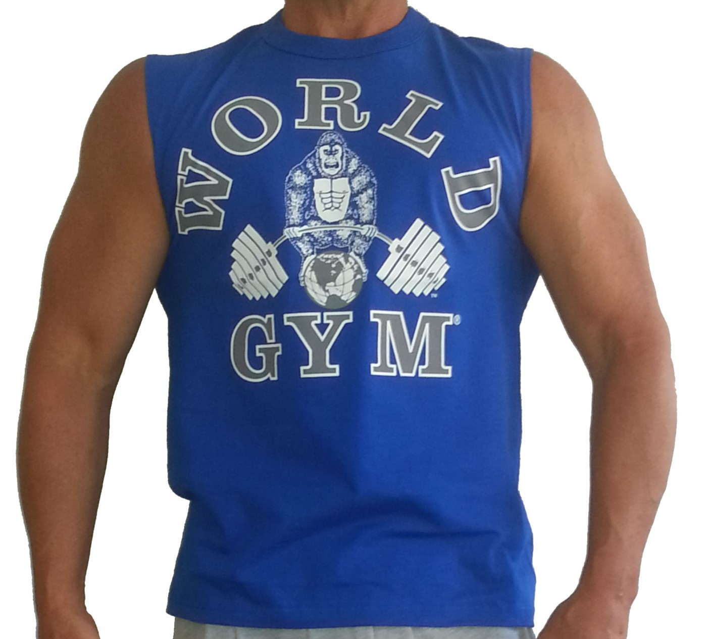 worlds gym t shirt